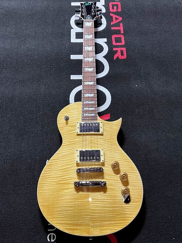 ESP LTD EC-256 Electric Guitar - Vintage Natural image 1