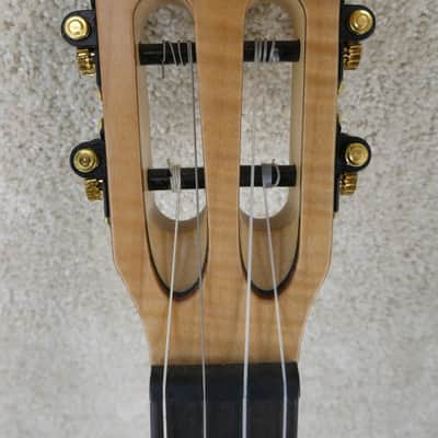 Kala All Solid Flame Maple Cutaway Baritone Ukulele w/ EQ & Bag (KA-ASFM-B-CE) image 7