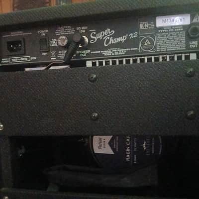 Fender Superchampx2 90's - Painted w/Tweed (black) image 2