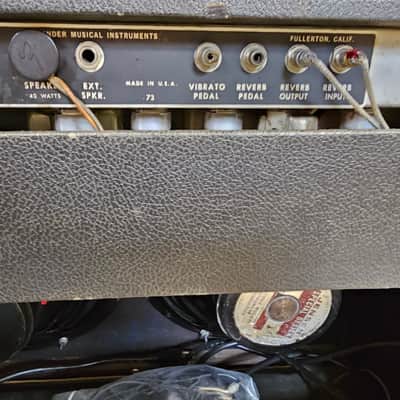Fender Pro Reverb 2-Channel 40-Watt 2x12" Guitar Combo 1966 - Black Panel Bild 17