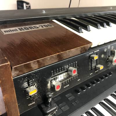 Korg  MiniKORG 700 37-Key Analog Synthesizer 1973 - 1974 - Wood image 6