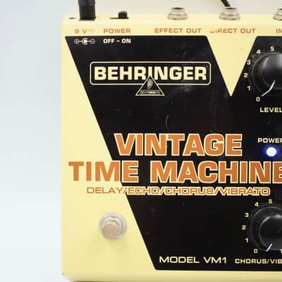 Behringer VM1 Vintage Time Machine Delay / Vibrato Guitar Effect Pedal S11xx453520 image 3