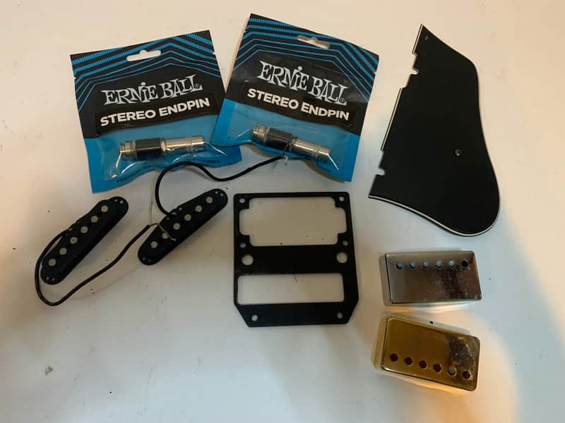 Various Guitar Parts Lot Pickup Covers Pickups Pickguard image 1