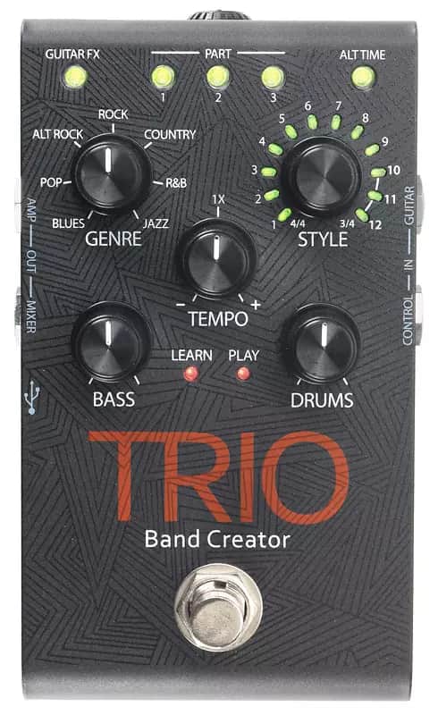 DigiTech TRIO Band Creator w/ FS3X 3-Button Footswitch image 2