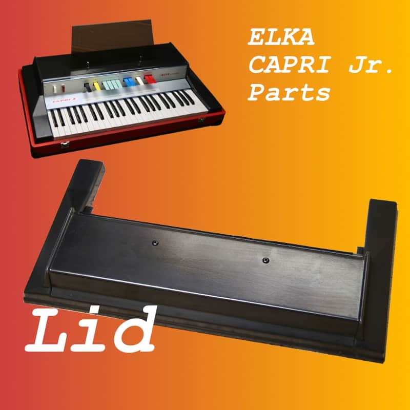 *Ask Me About Parts!* 1971 Elka Capri Jr Parts: Lid / Top (Vintage Italian Combo Organ, OEM Spares for Restoration, Repair) image 1