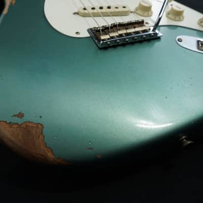 Fender Custom Shop [USED] 2021 Spring Event Limited Edition Re-Order 1957 Stratocaster (Fadad Sherwood Green Metallic) [SN.CZ566897] image 8