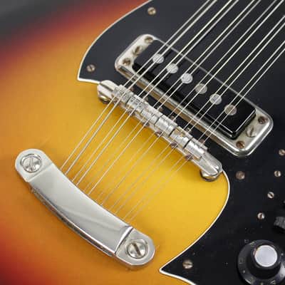 Vintage Hagstrom F-12S 12-String Electric Guitar in Sunburst image 9
