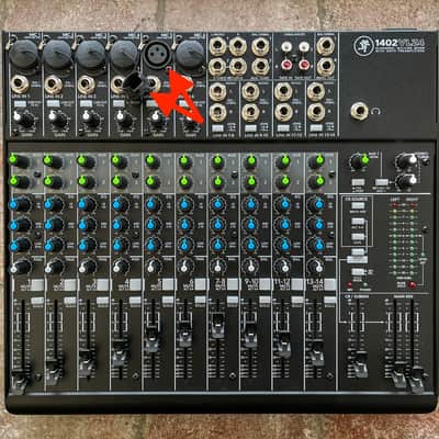 MINT Mackie 1402VLZ4 14-Channel Mic / Line Mixer w/ GATOR Case + Neutrik XLR Dust Covers image 2