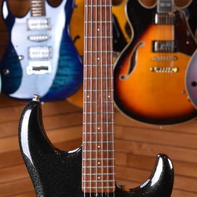 Music Man Luke HSS Black Sparkle - pick up manico Crossroad image 15