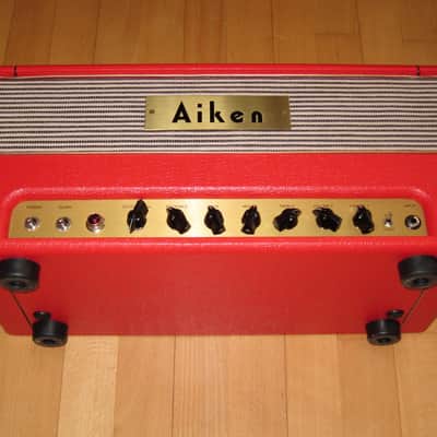 Aiken Intruder Amp Head, 30 watts, 2xEL34, Red Tolex image 3
