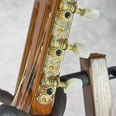 Takamine EC132C 1980s Classical Guitar With Prized "Brownie" Pre amp pickup image 8