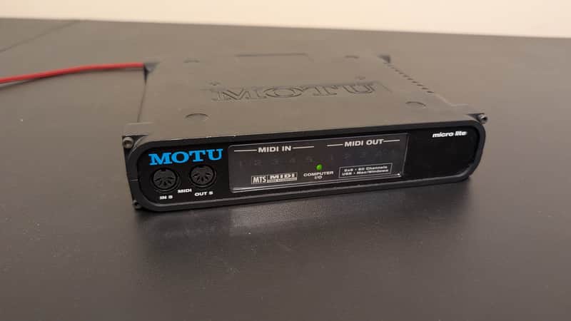 MOTU Micro Lite USB MIDI Interface 2006 - Present - Black image 1