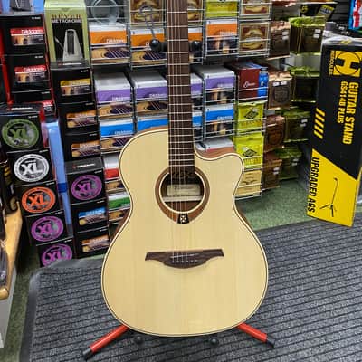 LAG Tramontane T70ACE electro-acoustic auditorium size guitar with solid spruce top image 1