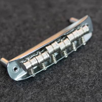 Fender American Professional Jaguar / Jazzmaster Bridge Assembly - 9.5” Radius 2017 - Present - Nickel image 1