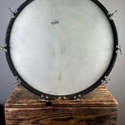 Slingerland 24" x 14" 1951 Artist Model Gray Oyster Pearl with calfskin heads for Local Pickup Only in Milwaukee, WI image 8