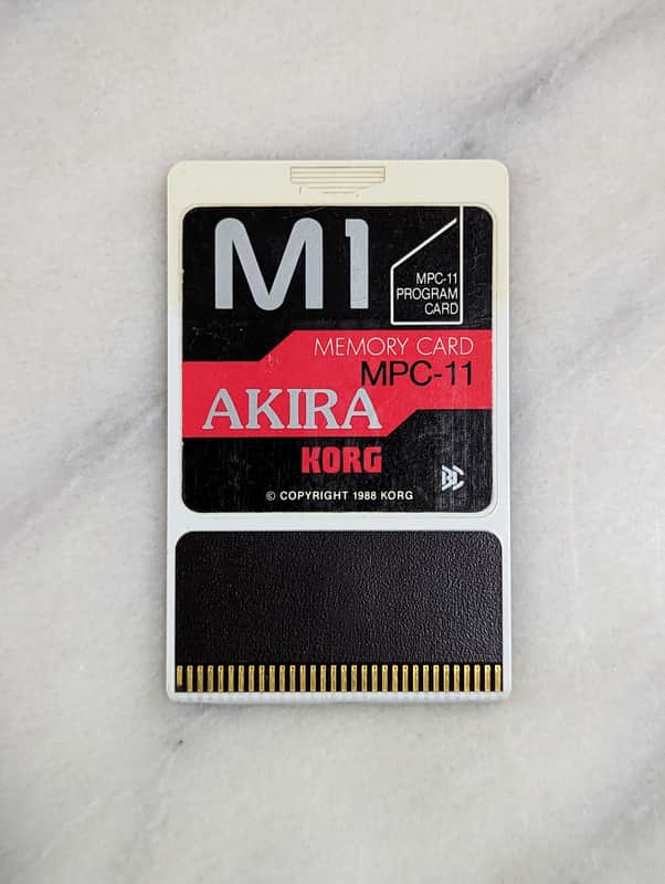Korg M1 AKIRA MPC-11 ROM Memory Card image 1