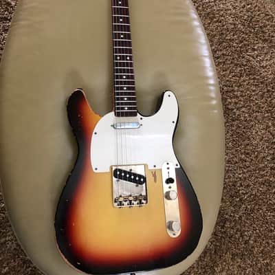 Custom RS Guitarworks Body Double Cut  Telecaster 2018 3 tone Sunburst image 1