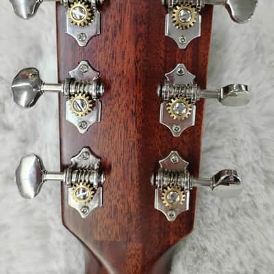 Alvarez Delta00 E TSB Tobacco Sunburst Parlor Acoustic Electric Guitar + HS case image 5
