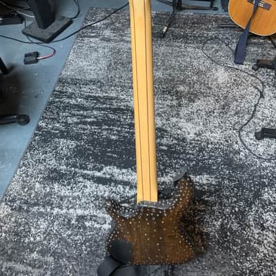 Feelie's 5-string custom bass 2018 - Brown image 5