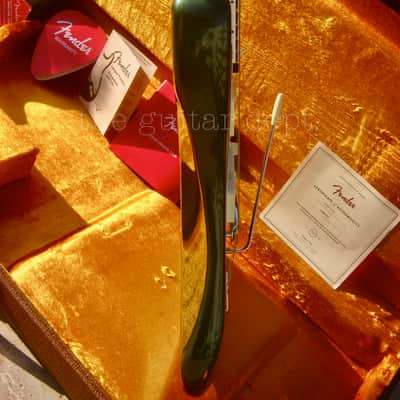♚AS NEW♚CRAZY RARE!♚ 2020 FENDER American Vintage Reissue JAZZMASTER USA ♚9.5" Radius !♚ '65 * 1965 ♚SHERWOOD GREEN METALLIC !!! ♚ 8.1 LBS image 14