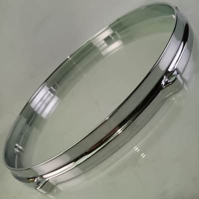 Cannon 13" Die-Cast 6-Lug Tom Drum Batter/Resonant Rim/Hoop Chrome image 2