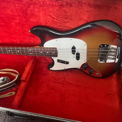 Fender Mustang Bass left handed 1975 mega rare image 2