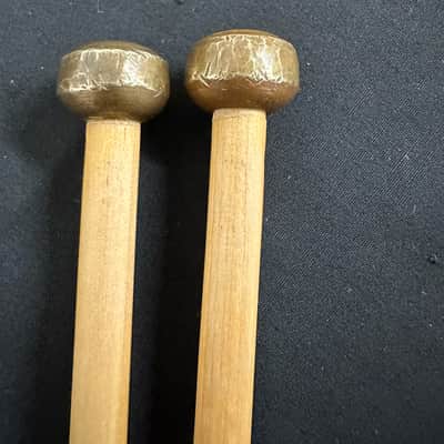 Mike Balter 9B, 5/8-Inch Brass Bell Mallets, 13-1/8" Birch Handle - EXCELLENT #1 image 4