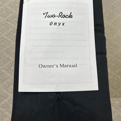 Two Rock Onyx 6L6 2-Channel 50-Watt Guitar Amp Head 2003 - 2006 - Black image 6