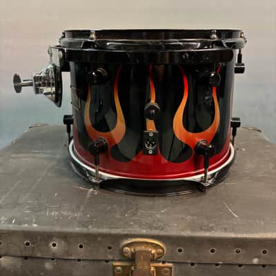 Spaun 22/22/8/10/12/14/16/6.5x14" Drum Set w/ May Mic System - Flame On image 10
