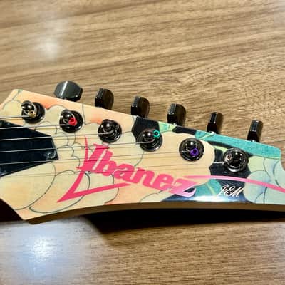Ibanez JEM77-FP Steve Vai Signature 1997 - Black Floral Pattern image 10
