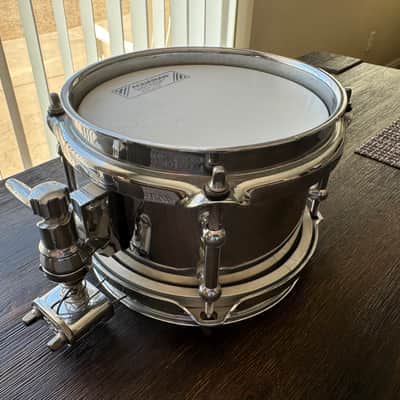 5”x6” (6” diameter) Dunnett Chrome over Steel Snare - Only one in the world! image 3