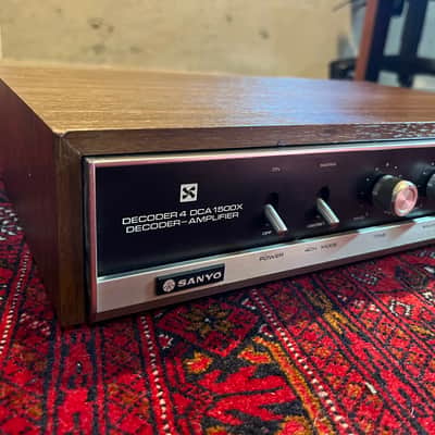 Vintage Stereo: 1971 Sanyo DCA 1500x Amplifier & Quadraphonic Decoder, Works + Sounds Great! image 2