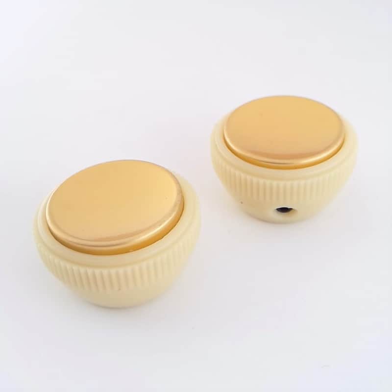 True Custom Shop® Tea Cup Teacup Knob set for HOFNER Violin Beatle Bass Guitar image 1