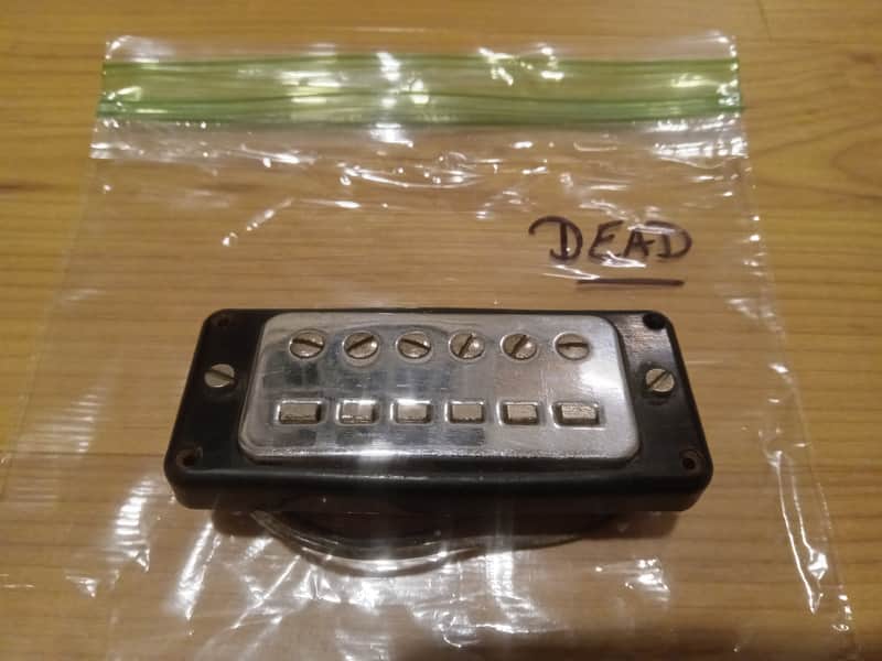 Vintage 1960's Hofner Staple Electric Guitar Pickup Project w/ Original Mounting Ring! image 1