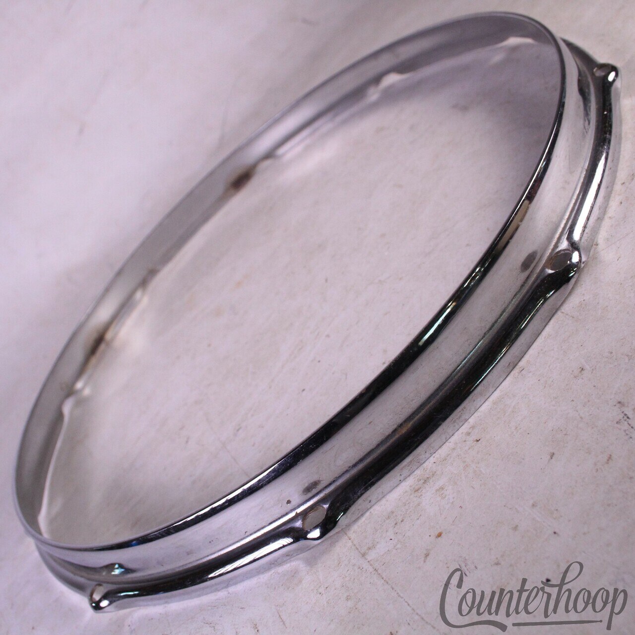 Slingerland 14"Snare Drum Batter Tom Resonant Rim/Hoop Stick-Saver Vintage 8Lug — main photograph
