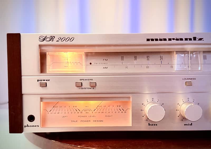 🎶✨ Marantz SR 2000 Vintage Stereo Receiver w/ Wood Case