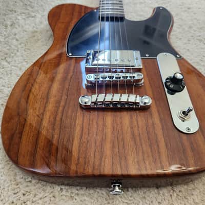 Loaded Fender Warmoth Telecaster tele body Esquire Nashville HSS roasted swamp ash walnut finish tune-o-matic image 5