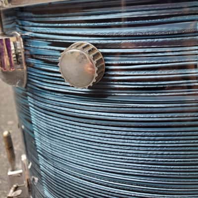 Tempro (pearl) Vintage MIJ 1960s - Blue Strata three piece image 11