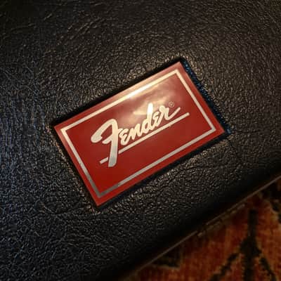 1990s Fender Red Label Hard Shell Chainsaw Guitar Case image 5