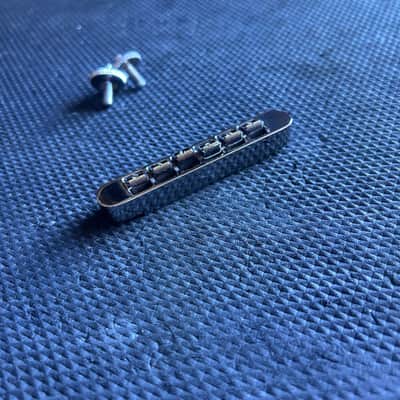 1982-83 Gibson Chrome 9 Point Tune-O-Matic Bridge & Thumbwheels for Explorer 2 E2 image 3