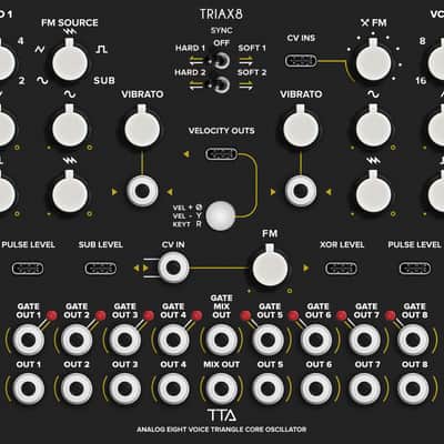 Tiptop Audio Triax8 Polyphonic Analog Oscillator Eurorack Module image 1