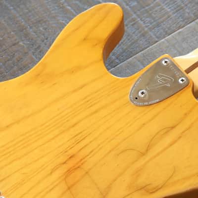 Vintage! 1975 Fender Telecaster Custom Natural Electric Guitar All Original! + OHSC image 14