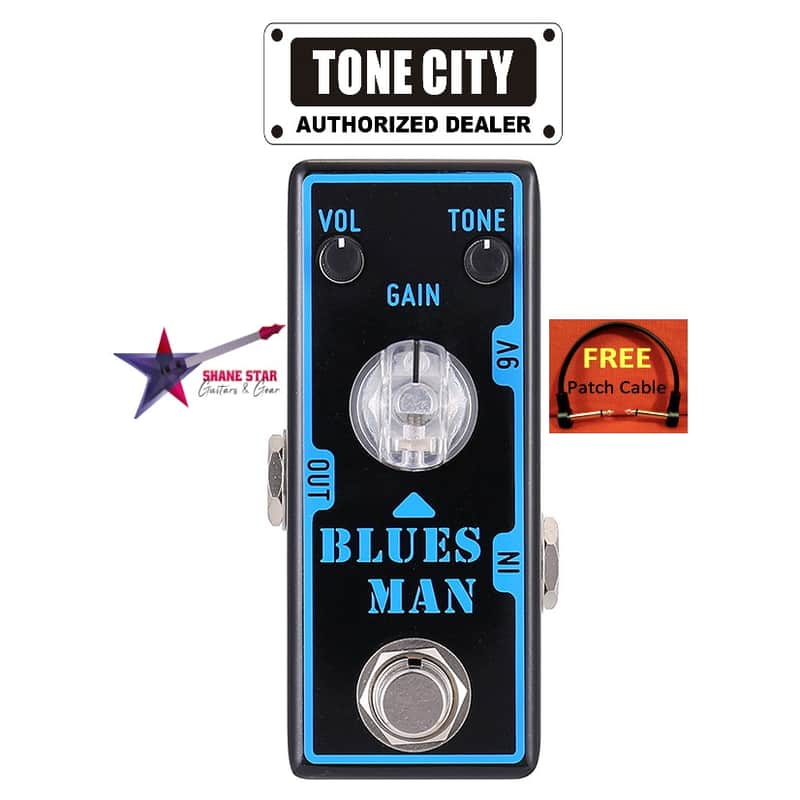 Tone City Blues Man Low-Gain Overdrive🎛Inspired by A Vintage British Overdrive Pedal! Blues Man Adds Smooth Overdrive Tone without coloring it! image 1