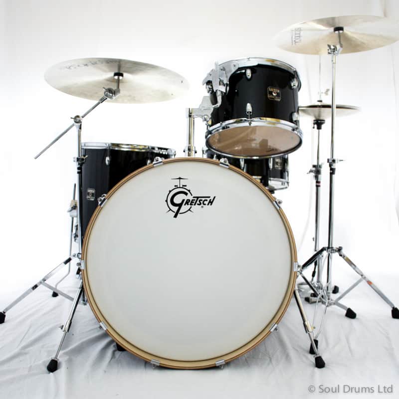 Gretsch Catalina Club Rock Drum Set 13", 16", 24" Ebony Stain image 1