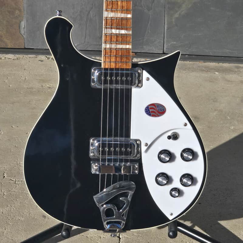 Used Rickenbacker 620 Jet Glo with Case image 1