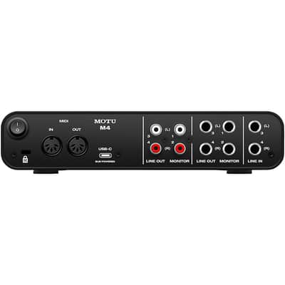 MOTU M4 4x4 USB-C Audio Interface Regular image 2