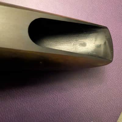 Brilhart Personaline, Alto Saxophone Mouthpiece, refaced 1950 - Hard Rubber image 7