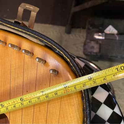 CLUB brand Zither Harp folk instrument with case image 5