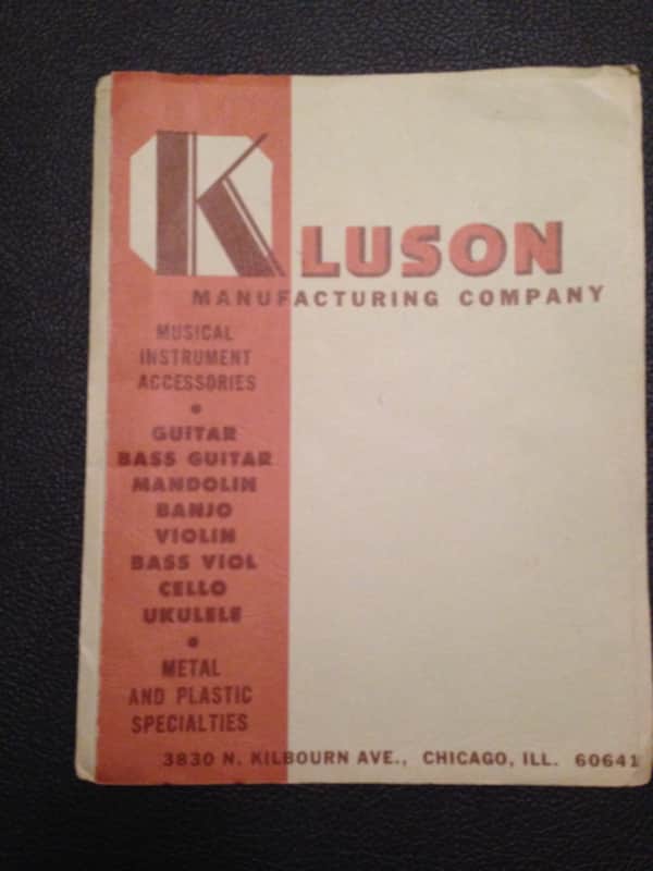 Vintage Kluson Catalog RARE image 1