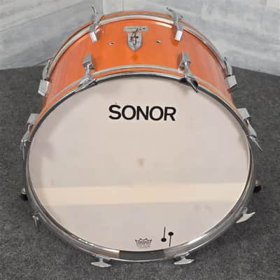 Used Vintage Sonor Champion 5pc Drum Set Metallic Orange w/Hardware - Very Good image 7